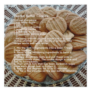 Peanut Butter Cookies Poster