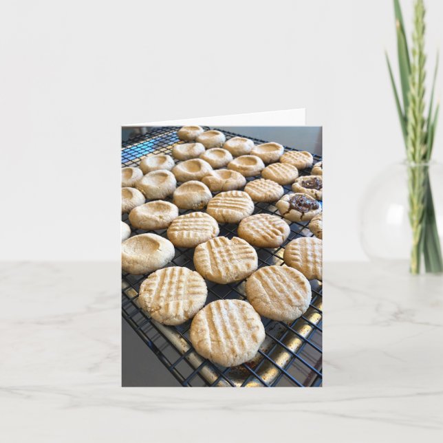 Peanut Butter Cookies Thank You Card (Front)