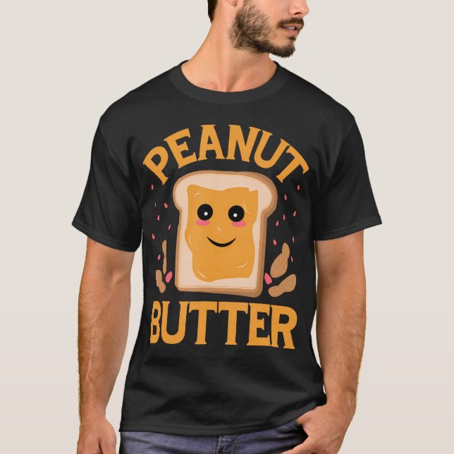 Peanut Butter Funny Peanut Lover Apparel Kids Todd T-Shirt (Front)