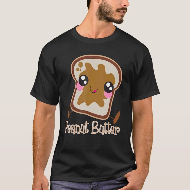 Peanut Butter & Jelly Cute Matching Couple Costume T-Shirt (Front)