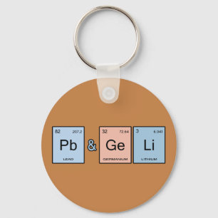 Peanut Butter & Jelly Key Ring