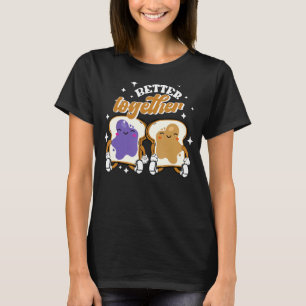 Peanut Butter & Jelly Matching Couple For Him And T-Shirt