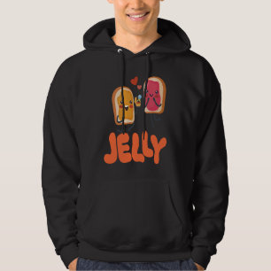 Peanut Butter & Jelly Matching Couple Proposal Hoodie