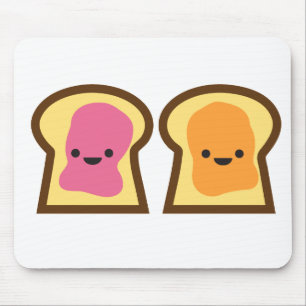 Peanut Butter Jelly Time! Mouse Pad