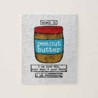 Peanut Butter Jigsaw Puzzle - Funny Food