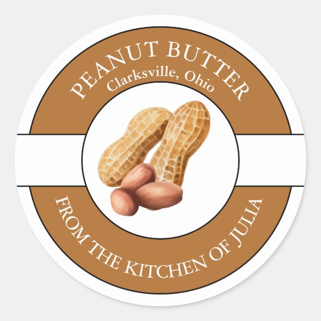 Peanut Butter Label  (Front)