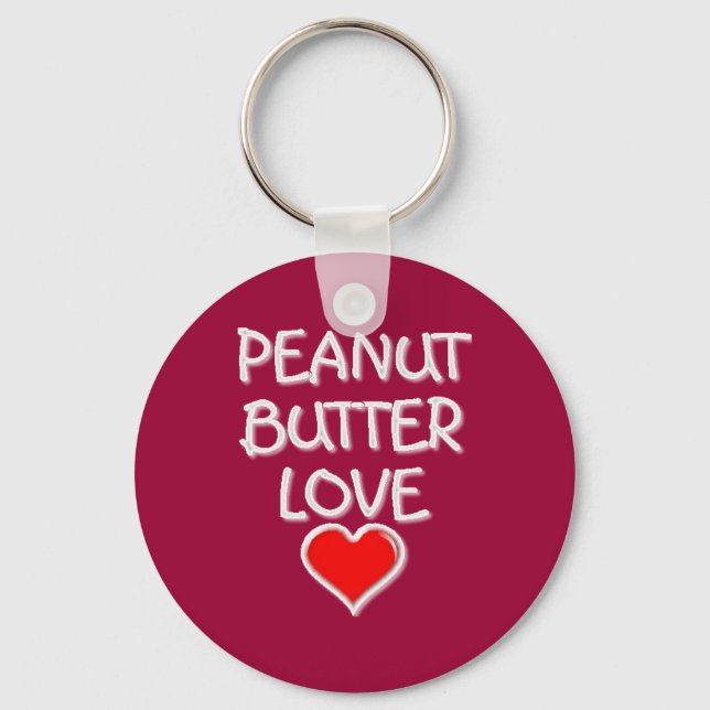 Peanut Butter Love Key Ring (Front)