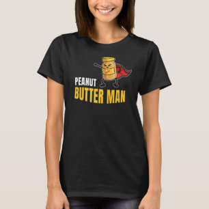 Peanut Butter Man Jelly Food Graphic T-Shirt