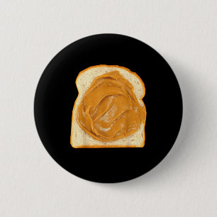 Peanut Butter On Bread Slice Costume Halloween Foo 6 Cm Round Badge