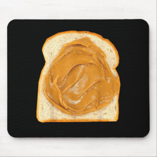 Peanut Butter On Bread Slice Costume Halloween Foo Mouse Pad