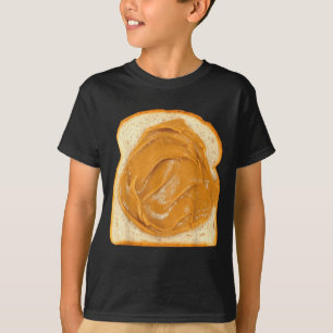 Peanut Butter On Bread Slice Costume Halloween Foo T-Shirt
