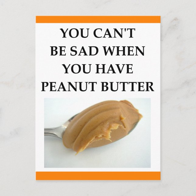 PEANUT BUTTER POSTCARD (Front)