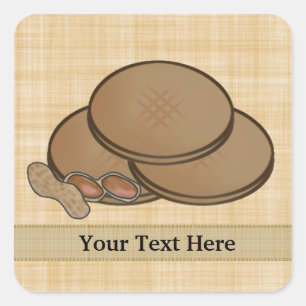 Peanut Butter sticker add text