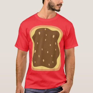 Peanut Butter Toast Lazy DIY Halloween Costume Mat T-Shirt