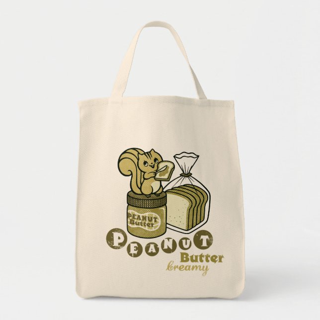 peanut butter tote bag (Front)