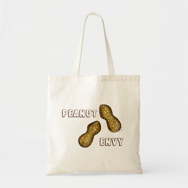 Peanut Envy Peanuts Nuts Nutty Snack Food Tote Bag (Front)