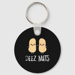 Peanut Food Funny Kawaii Cute Meme Deez Nuts Joke Key Ring