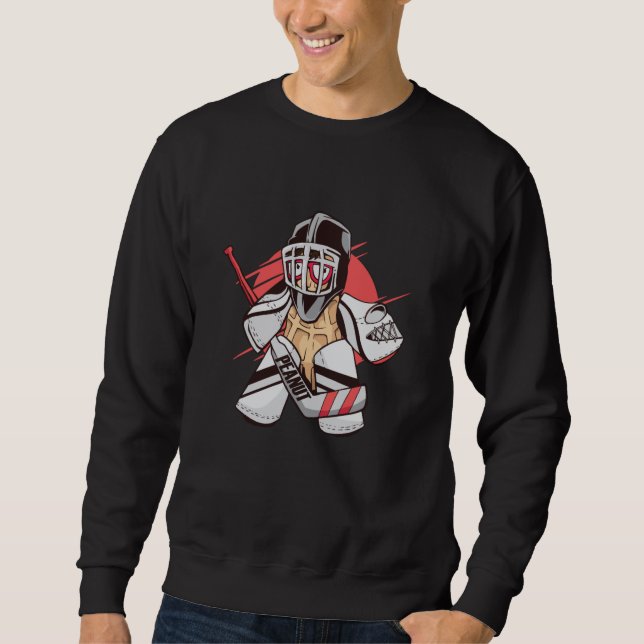 Peanut Hockey Goalie Sweatshirt (Front)