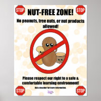Peanut / Tree Nut Allergy Poster