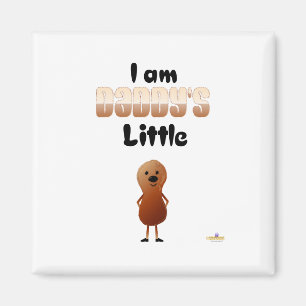 Peanut With Shoes I Am Daddys Little Peanut Magnet