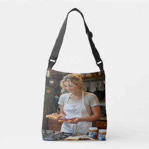 Peanutbutter and Jelly Sandwich Custom Crossbody Bag