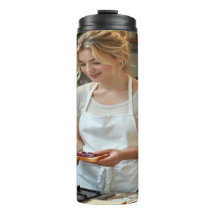 Peanutbutter and Jelly Sandwich Custom Thermal Tumbler