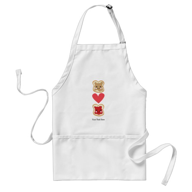 PeanutButter & Jelly (customizable0 Standard Apron (Front)
