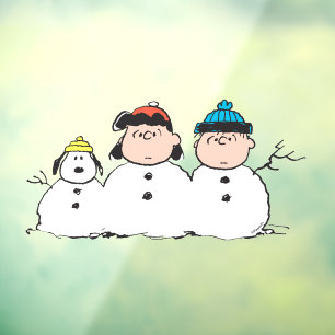 Peanuts   3 Person Snowman