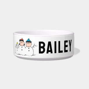 Peanuts   3 Person Snowman Bowl