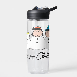 Peanuts   3 Person Snowman Water Bottle