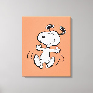 Peanuts A Snoopy Happy Dance Canvas Print