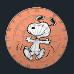 Peanuts | A Snoopy Happy Dance Dartboard<br><div class="desc">Snoopy is the loveable pet beagle of Charlie Brown in the comic strip Peanuts by Charles M. Schulz. Check out this cute Peanuts design featuring this loveable dog.</div>