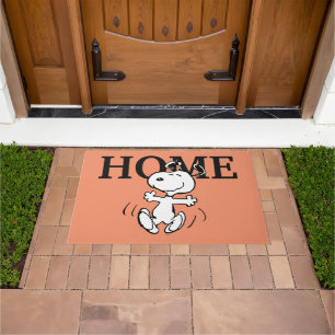 Peanuts   A Snoopy Happy Dance Doormat