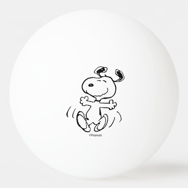 Peanuts | A Snoopy Happy Dance Ping Pong Ball (Front)