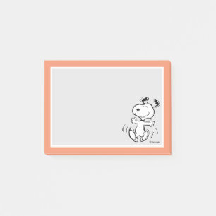 Peanuts   A Snoopy Happy Dance Post-it Notes