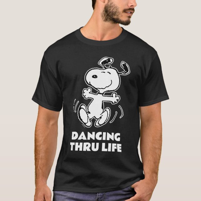 Peanuts | A Snoopy Happy Dance T-Shirt (Front)