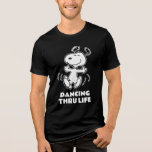 Peanuts | A Snoopy Happy Dance Tri-Blend Shirt<br><div class="desc">Snoopy is the loveable pet beagle of Charlie Brown in the comic strip Peanuts by Charles M. Schulz. Check out this cute Peanuts design featuring this loveable dog.</div>