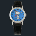 Peanuts | A Snoopy Happy Dance Watch<br><div class="desc">Snoopy is the loveable pet beagle of Charlie Brown in the comic strip Peanuts by Charles M. Schulz. Check out this cute Peanuts design featuring Snoopy dancing.</div>
