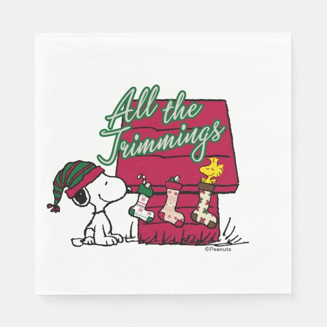 Peanuts | All The Trimmings Napkin (Front)
