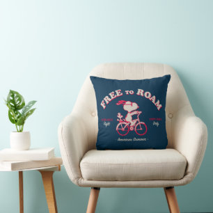 Peanuts American Summer Free To Roam Cushion