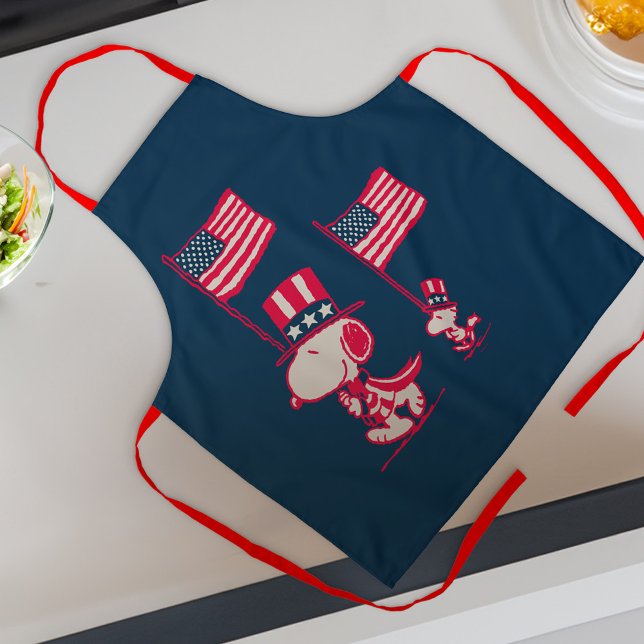 Peanuts | American Summer Old Glory Apron (Apron on counter)