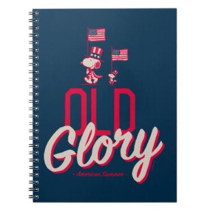 Peanuts   American Summer Old Glory Notebook