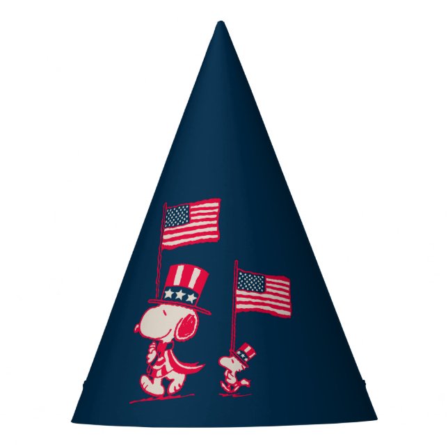 Peanuts | American Summer Old Glory Party Hat (Front)