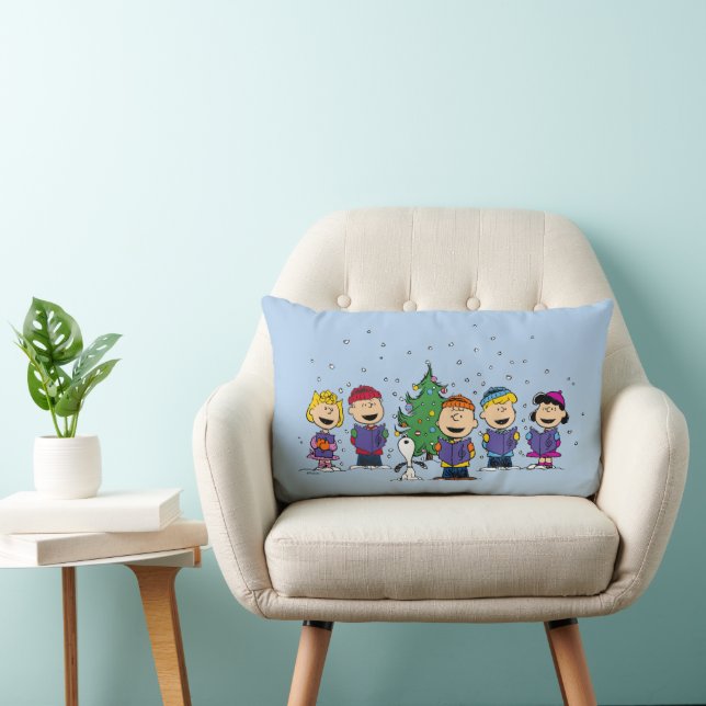 Peanuts | Around the Christmas Tree Lumbar Cushion (Chair)