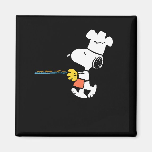 Peanuts Baking Cookies  Magnet (Front)