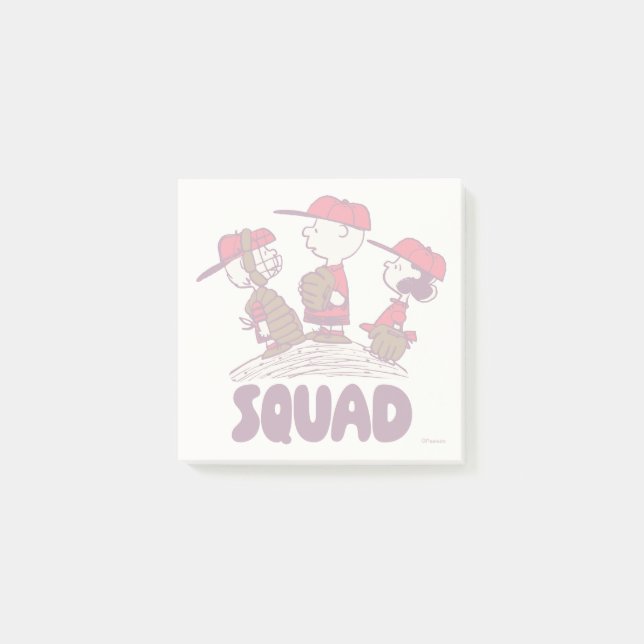 Peanuts | Baseball Squad Post-it Notes (Front)
