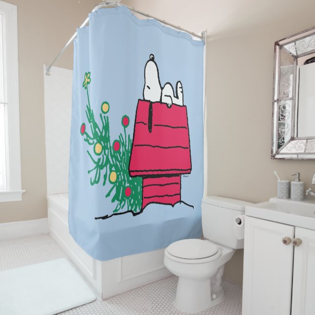 Peanuts | Be Festive Shower Curtain (In Situ)