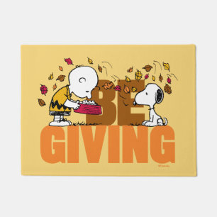 Peanuts   Be Giving Doormat