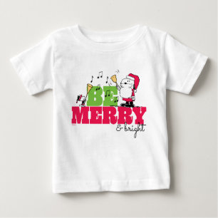 Peanuts   Be Merry Christmas Baby T-Shirt