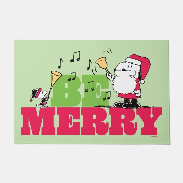 Peanuts | Be Merry Christmas Doormat (Front)